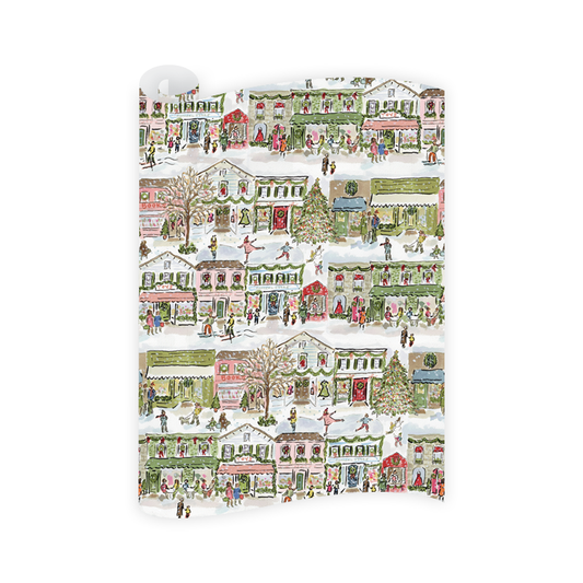 Merry Main Street Wrapping Paper Roll