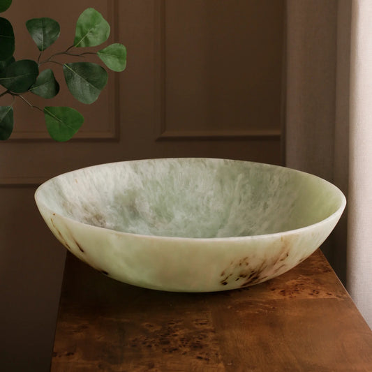 RESIN Giada Centerpiece (Jade Swirl)