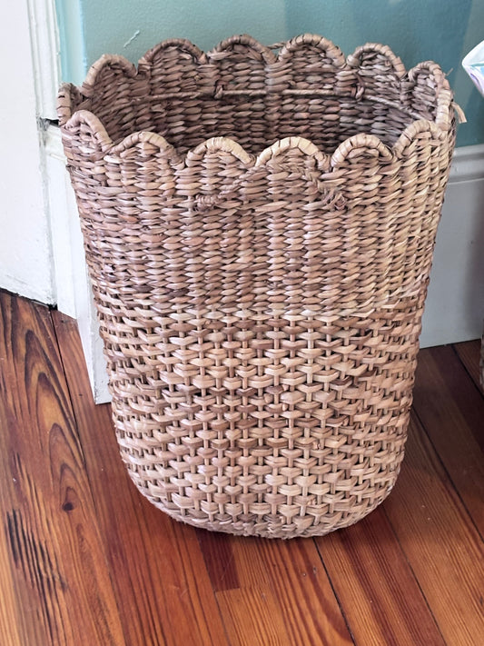 Handwoven Hyacinth Basket