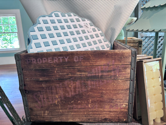 Vintage Wood Shipping Container