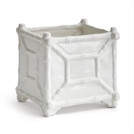 Chinoiserie Round Cache Pot
