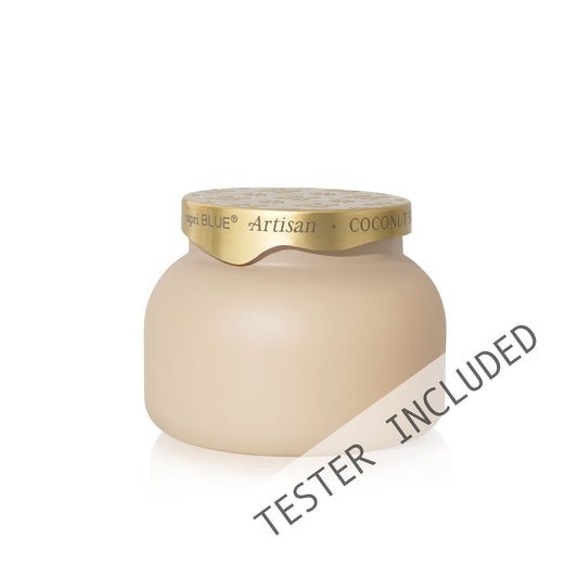 Coconut Santal Artisan Terrazza Velluto Signature Candle PK-W-Tester