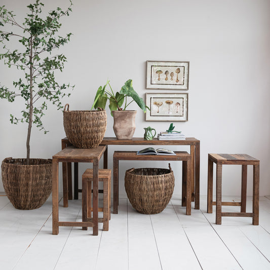Reclaimed Wood Secret Garden Console Table - 1